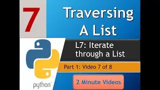 7 How to Traverse A Python List (7 of 8)