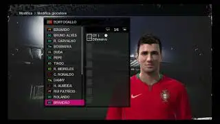 statistiche dei giocatori del portogallo su pro evolution soccer 2010