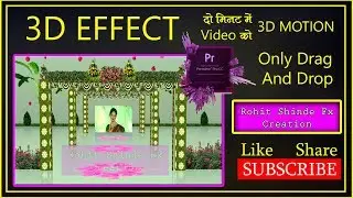 How To Make 3D Effect Motion In Adobe Premier Pro  Phorography Fx