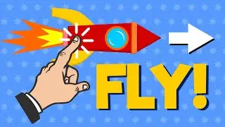 Move Game Object Clicking It | 2D Unity Software Simple Tutorial | Rocket Flies
