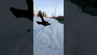 Сальто зимой!