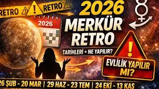 2026 Retro Tarihleri ve Yapılması Gerekenler / “Merkür Retro’da Bunları Sakın Yapma!”