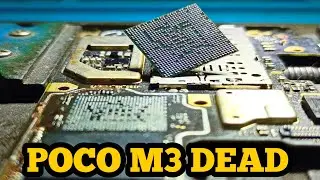 Poco M3/Redmi 9Power Dead solution.Poco M3 Auto Edl Mode Cpu Reball Done ✅.