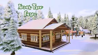 christmas tree farm // the sims 4 speed build