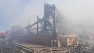 Incendie au Marché en fer