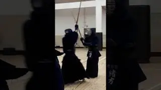 Kendo training in the Shudokan in Osaka, September 2018