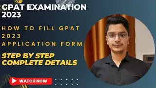 How to Fill GPAT Application Form 2023 | Step by Step Procedure | Pharmaminds