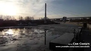 На Туре идет лед - весенний ледоход