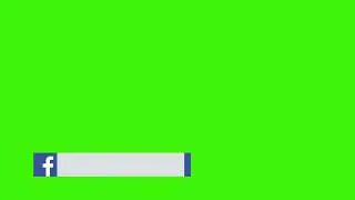 3D FACEBOOK LOWER GREEN SCREEN EFFECT.