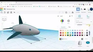 Tinkercad Dersleri - 35. Ders - Köpek Balığı (Shark) Tasarımı