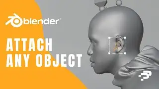Attach ANY Object to Animated Character | Blender Tutorial