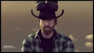 Chuck Norris split. Quiere superar a Van Damme.
