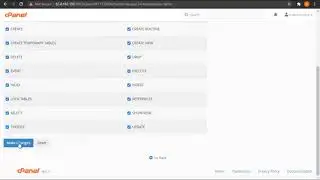 How to grant all privileges to a user in MySQL with cPanel.