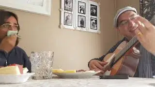 Antonio Carmona y Juan Ramon Jimenez. Un ratito en casa cantando a Dios