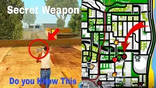 Do You Know The Locations of The Top Most Secret Weapons ?? in Gta San Andreas #trending #shorts