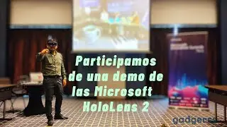 Participamos de una demo de las Microsoft  HoloLens 2 en el Perú