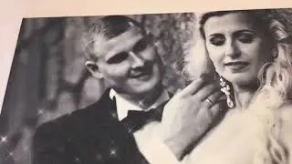 BEAUTIFUL COUPLE PHOTO CANVAS FROM PRINTING TO SPARKLING GLITTER FINISH
