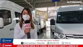 Foton Inca Power: 'K0' de asientos, BigvanToano de 15 asientos y TM2 Cargo Box
