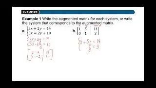 S25 Solving Systems Using Matrices and Technology (Lecture)