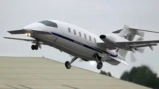 4Kᵁᴴᴰ Piaggio P.180 Avanti Italian Air Force Takeoff Departure @ RIAT Fairford
