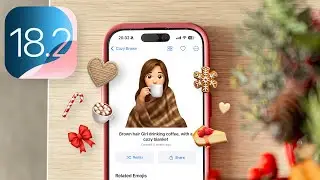 My new emojis with iOS 18.2 🧸 How to create and install them for free on your iPhone (without App...
