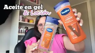 Aceite en gel y Loción Vaseline Cocoa Radiat
