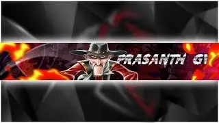 HOW TO MAKE COOL YOUTUBE BANNER (PS TOUCH) SPEED ART#5