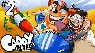 Caddy Plays Crash Nitro Kart (Part 2) [100%, ALL PLATINUM RELICS]