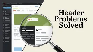 How to solve Global Header Problems in Default Mode