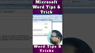 How To Enable Excel Icon In Ms Word #shorts #trending #edit