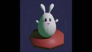 Bunny | 3D sketch (Blender)