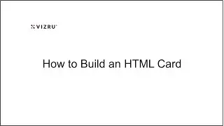 How to build an HTML card
