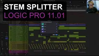 Stem Splitter real life application: Logic Pro 11.01