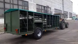 Обзор полуприцепа тракторного САТ ППП-4 | МИРавтотехники