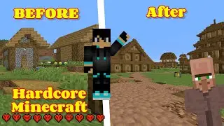 I Transformed A Village in Hardcore Minecraft | Ep 2