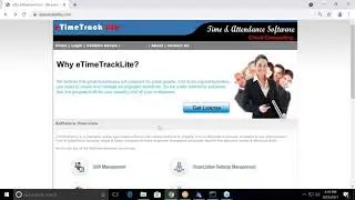 eTime TrackLite Desktop Software How to Login & Generate License Key-English Language
