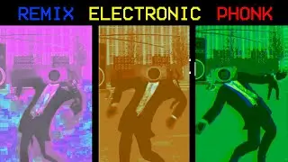 Speakerman Dancing Remix vs Electronic vs Phonk All Version