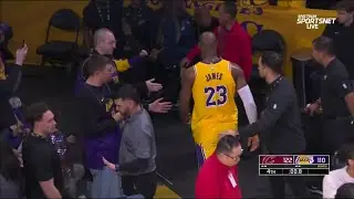 LeBron James walks off court early as Lakers lose to Cavs!! 