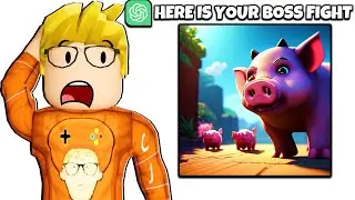 I Remade Chris P. Bacon Boss Using AI (ROBLOX Mad City)