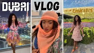 DUBAI VLOG | Dubai Mall, Burj Khalifa, Miracle Garden, High Tea, & More!