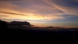 Hermosa atardecer. En loja.