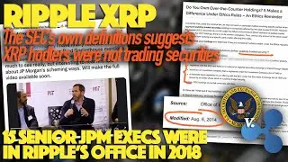 Ripple XRP: In 2014, The SEC’s Own Definition Suggests XRP Holders Were NOT Trading Securities