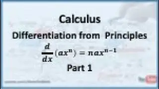 Calculus - Differentiation from First Principles: The Derivative of a Power Function - Part 1