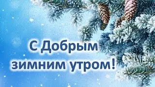 С добрым зимним утром!Красивое пожелание доброго утра! 