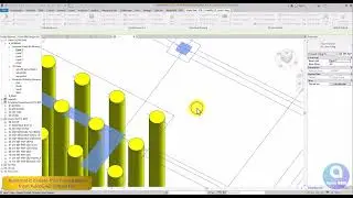 Automatic create Pile Foundation from AutoCAD linked file using ALPHA BIM