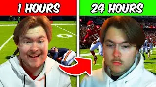Playing Madden 24 for 24 hours STRAIGHT.. (100% serious)