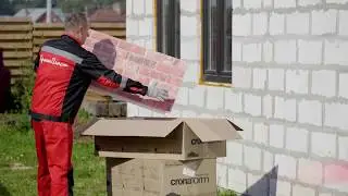 Внешняя отделка фасада панелями CronaForm