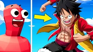 I UPGRADE This Wobbler Into LUFFY! - TABS Unit Creator