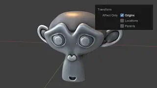 How to Move Origin in Blender
