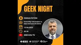Mennan Öztürk ile Geek Night